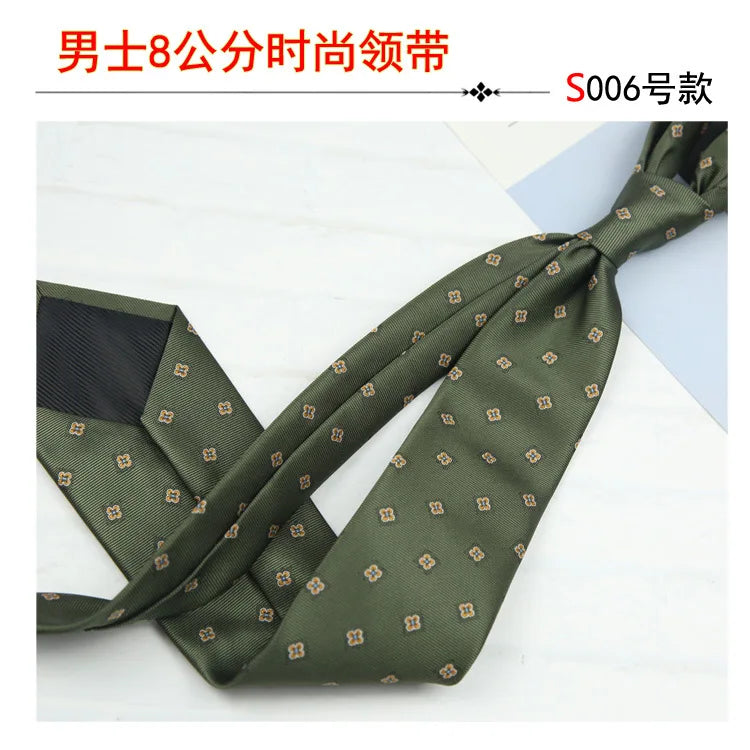 Classic Floral Neck Tie for Wedding Suits Shirts Jacquard Necktie for Groom Casual Wear Business Party Neckwear Accessories