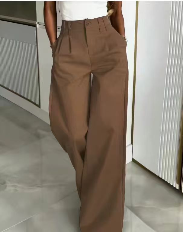 Loose Flowing Figure-flattering Casual Floor-length Pants