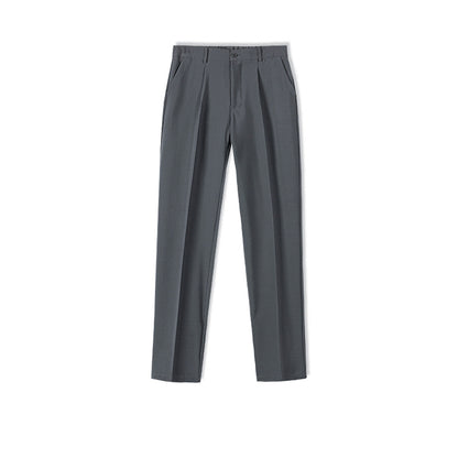 Business Style High Nd Drapey Dress Trousers For Men