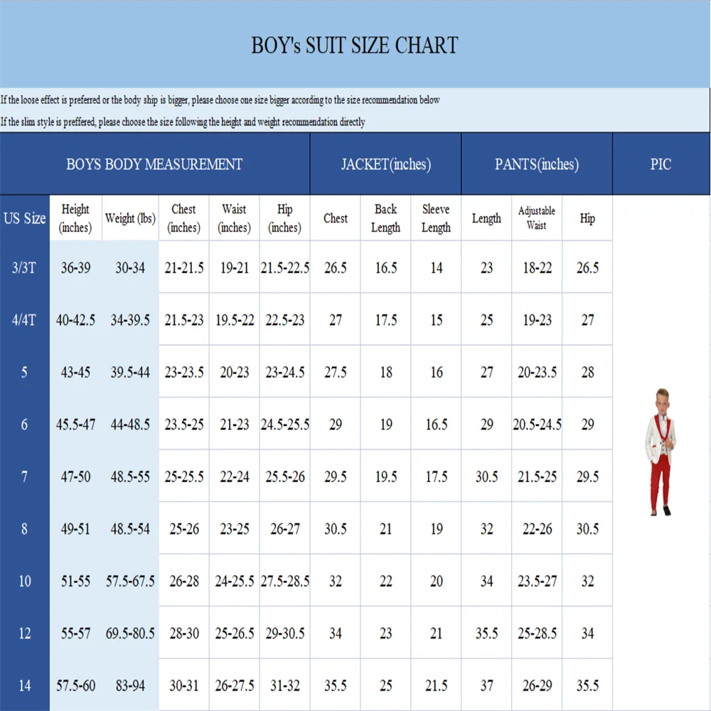 Boys 4-Piece Formal Suit Set – Wedding Tuxedo for Kids Ages 3–14