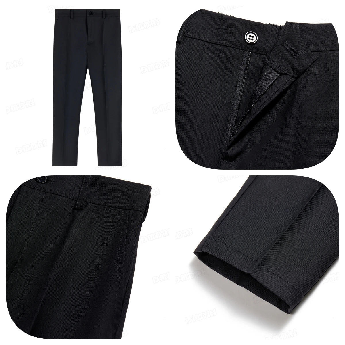 Boys 4-Piece Formal Suit Set – Wedding Tuxedo for Kids Ages 3–14