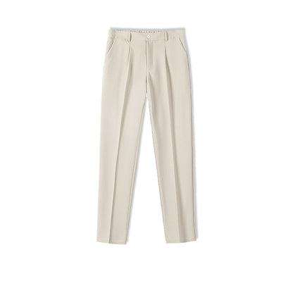 Business Style High Nd Drapey Dress Trousers For Men
