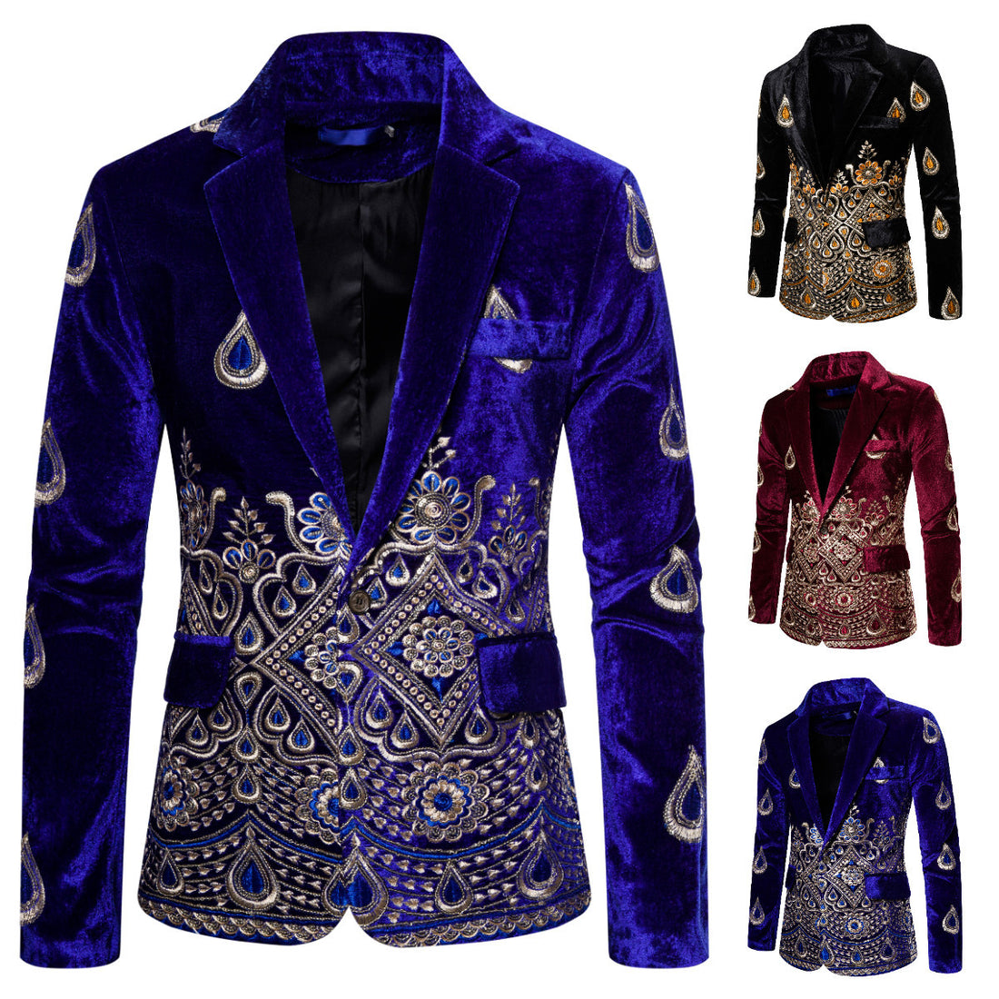 Ethnic Print Single Leisure Suits front view